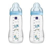 Istruzioni in lingua straniera - Mam FB0602B - Biberon da 330 ml, colore Blu, set da 2