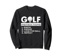 Istruzioni per Il Golf - Giocatore di Golf Amante del Golf Felpa