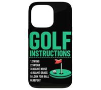 Istruzioni per il golf Golf Golf Giocatore di golf Campo da golf Uomini Custodia per iPhone 13 Pro