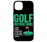 Istruzioni per il golf Golf Golf Giocatore di golf Campo da golf Uomini Custodia per iPhone 14 Plus