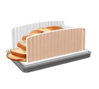 Istruzioni per il taglio del pane, tostapane regolabile | Tagliapane fatto in casa - Con cassetto raccogli briciole, guida per il taglio del pane rimovibile, struttura compatta, larghezza regolabile