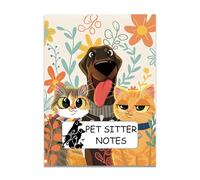 Istruzioni per Pet Sitter,Progettazione Professionale Portatile Leggera e Copertina Antigraffio - Libro Organizzato con Profili e Routine per Cura Animali - Per Cuccioli Gatti e Viaggi in Casa e all'A