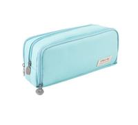 iSuperb Astuccio Grande Portamatite Capacità Pencil Case 3 Scomparti Borsa dei Trucchi per Ufficio di Scuola Media Studenti (Blu)
