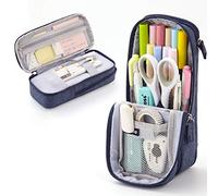 iSuperb Astuccio in Piedi Scuola Studenti Astucci Pieghevole Matite Grande Borsa di Cartoleria Telefono Supporto Portamatite Penna Caso Organizzatore Standing Pencil Case