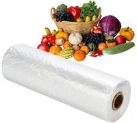 isupli 250 sacchetti per congelatore su rotolo senza BPA, 23 x 33 cm, ideali per conservare frutta, verdura, carne e necessità quotidiane