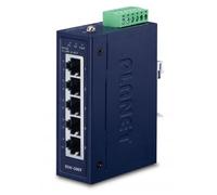 Planet switch di rete ISW-500T Non gestito Fast Ethernet 10/100 5 porte IP30 Blu