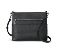 Iswee Borsa a tracolla per le donne borse in pelle borse fashion designer, nero, Medium