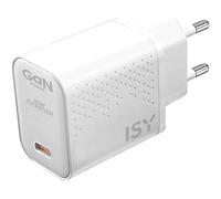 ISY ITC-0014 Caricabatteria 1 porta da 35W PD, Type-C, bianco