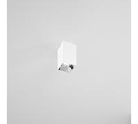 Isyluce 750 Plafone Prismatico In Alluminio Bianco GU10 74x74x140 Faretto