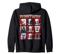 IT (1990) Pennywise Squares Felpa con Cappuccio