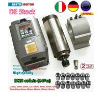 〖IT〗2.2KW ER20 220V Air Spindle Motor CNC Set HY VFD Inverter with 80mm Clamp
