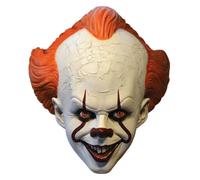 It (2017) - Maschera standard Pennywise di Trick or Treat Studios con capelli sc