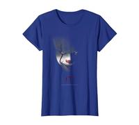 It (2017) Pennywise Stare Maglietta, Donna, Blu Reale, M