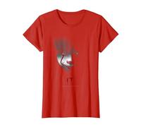 It (2017) Pennywise Stare Maglietta, Donna, Rosso, XL
