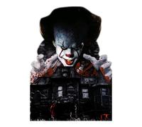 It (2017) Targa in metallo Pennywise pronta per essere esposta in una scatola pe