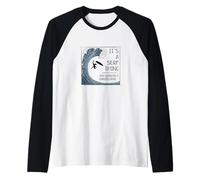 It’ A Surf Thing! Big Wave Surfing Irony Understatement Fun Maglia con Maniche Raglan