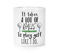 It Accoglie a Lot Di Palline Per Giocare Golf Come i Do Trucco Spazzola Vaso -