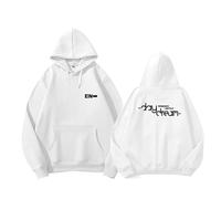 IT Album WalkTheLine Felpa con Cappuccio Support 2024 Felpa Stampata in Cotone Merch Camicie(A White,XL)