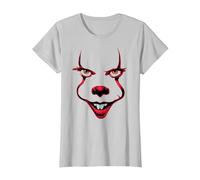 IT Chapter 2 2 Smile Maglietta, Donna, Argento, S