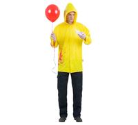 It Chapter 2 Georgie Costume Clown Giallo Impermeabile Adulti Costume