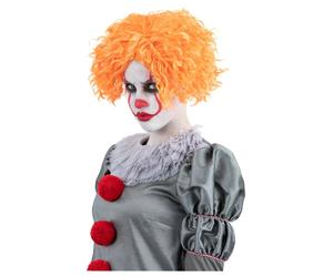 It Chapter Due Parrucca da Donna Clown Zenzero Ondulato Corto Costume Halloween
