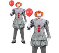 It Chapter Due Pennywise Costume Halloween Clown Costume Autorizzato