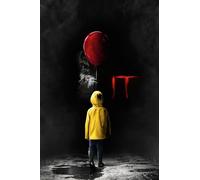 IT Chapter One Stephen King 1 A2 Poster on Canvas - Movie Art Poster in varie dimensioni per idee soggiorno o camera da letto. Immagini di film cult senza bordi Classic Iconic 70s 80s 90s Vintage Ret