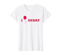 It Chapter Two Derry Balloon Maglietta, Donna, Bianco, L
