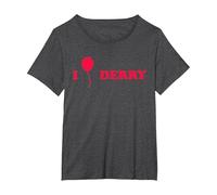 It Chapter Two Derry Balloon Maglietta, Donna Plus-Size, Grigio Scuro, 1X