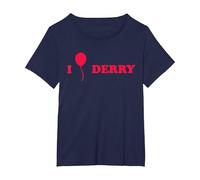 It Chapter Two Derry Balloon Maglietta, Donna Plus-Size, Navy, 3X