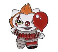 IT Clown Red Balloon We All Float Down Here Georgie Horror Movie Cat Kitten Kitty Cute Kawaii 3 cm spilla smaltata, 1.2 Inches, Smalto, Smaltato