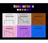 IT Coloured Noise Relax Test Tones CD'sx2 | White Grey Brown Pink Violet & Blue
