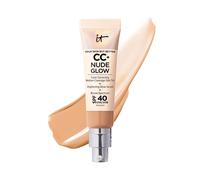 It Cosmetics CC + Blow Nude Lightweight Foundation + Glow Serum con SPF 40 - con acido ialuronico di niacinamide e estratto di t verde - 1.08 fl oz