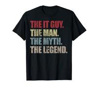 IT Guy. L'uomo. Il mito. La leggenda. Supporto tecnico divertente Maglietta