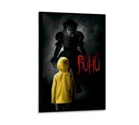 It Horror Movie Poster Scary of Pennywise, opera d'arte da parete, dipinto, tela, regalo, soggiorno, stampe, camera da letto, decorazione, opere d'arte 30 x 45 cm