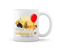 It Horror Movie Welcome To Derry Stephen King Inspired Bianco tazza di caffè Mug