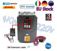 【IT】 HY 4KW VFD 5HP 220V Single To 3 Phase Variable Frequency Drive VSD Inverter