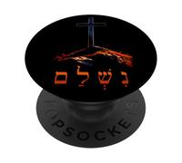 It is Finished - Hebrew Cross of Jesus Passover Easter PopSockets PopGrip Adesivo