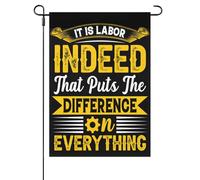 It Is Labor Indeed That Puts The Difference On Everything Bandiera Esterna Colorato Bandiera All'Aperto Decorative Bandiere Da Cortile Per Balcone Patio Campionato 30X45cm
