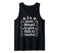 It Is More Blessed To Give Than To Receive - Canotta