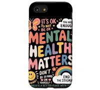 It Is Ok To Not Be Ok Butterfly Rainbow Salute Mentale Custodia per iPhone SE (2020) / 7 / 8