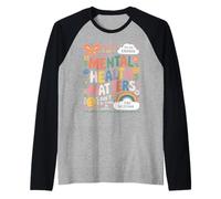It Is Ok To Not Be Ok Butterfly Rainbow Salute Mentale Maglia con Maniche Raglan