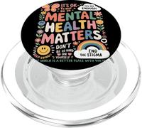 It Is Ok To Not Be Ok Butterfly Rainbow Salute Mentale PopSockets PopGrip per MagSafe