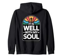 It Is Well with My Soul Felpa con Cappuccio