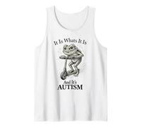 It is What It is And It's Autism Funny Autism Canotta