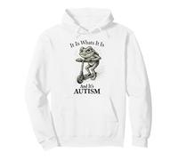 It is What It is And It's Autism Funny Autism Felpa con Cappuccio