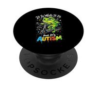 It is What It is and It's Autism Funny Autism PopSockets PopGrip Adesivo