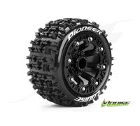 Louise st-Pioneer 2.2 Morbido Pneumatici Su Cerchi Nero / T3278SB