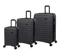 it luggage Legion - Set di 3 rotelle espandibili Hardside a 8 ruote, Asfalto, 3 PC Set, Legion - Set di 3 rotelle espandibili Hardside a 8 ruote