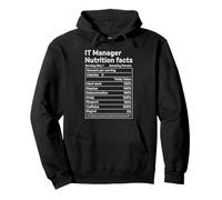 IT Manager Valori nutrizionali Umorismo Professionale Tecnico Felpa con Cappuccio